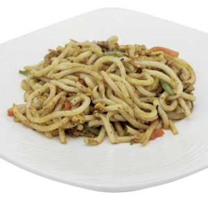 Spaghetti udon al sate thai