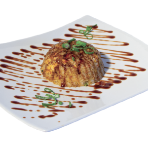 Riso con frutti di mare in salsa di anguilla