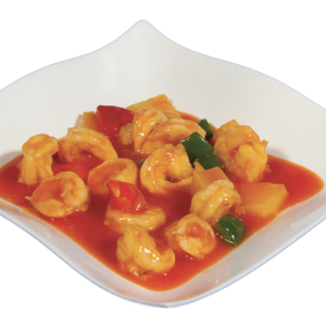 Gamberetti in salsa agrodolce