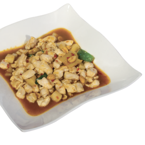 Pollo in salsa piccante