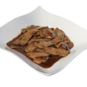 Manzo con funghi e bambù