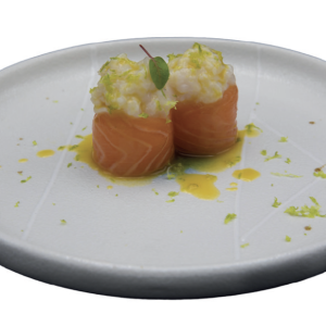 Gunkan sake capesante (2pz)